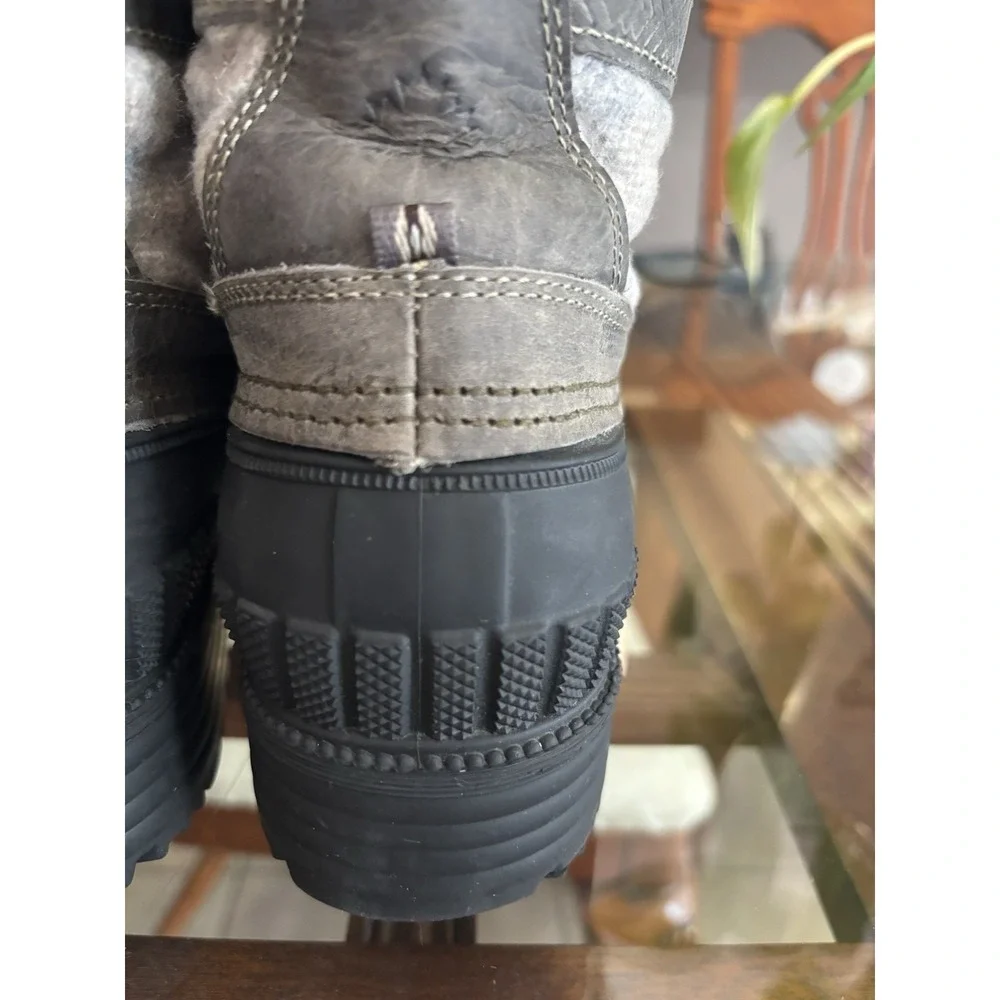 Kamik Women's Winter Snow Boots Gray HEAT-MX Insulated Size 8